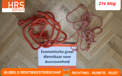 Econ. groei dienstbaar voor duurzaamheid