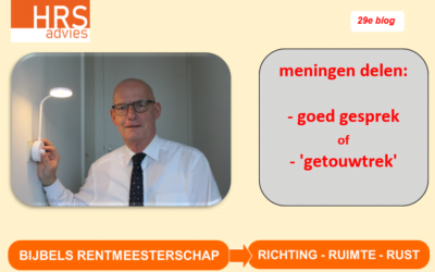 Mening delen – goed gesprek – getouwtrek