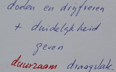 Duurzaam draagvlak
